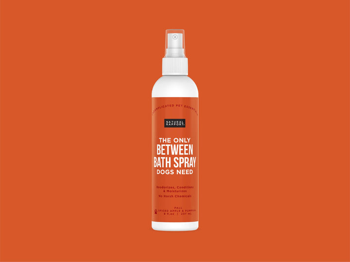 Natural Rapport - The Only Between Bath Spray Dogs Need - Apple & Pumpkin: 8 ounce