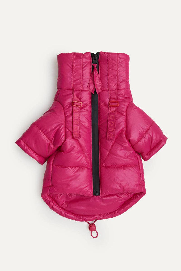 maxbone - Glossy Puffer Jacket: Teal / XL