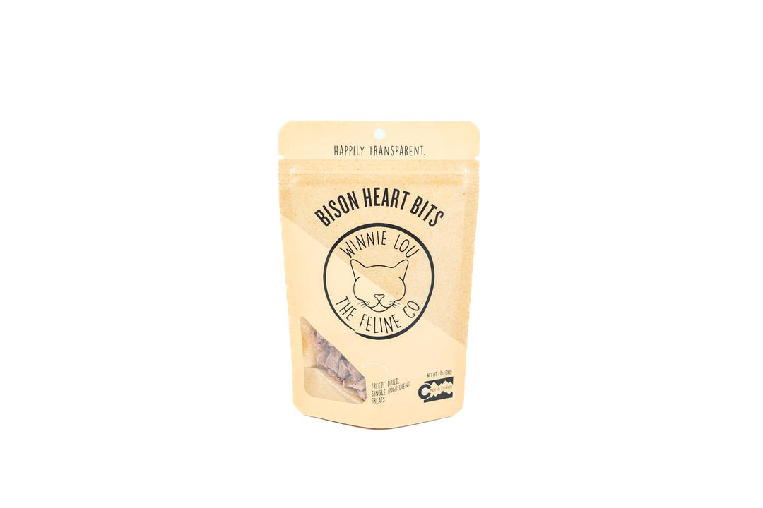 Winnie Lou - The Canine Co. - Bison Heart Bits - Cat