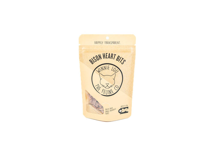 Winnie Lou - The Canine Co. - Bison Heart Bits - Cat