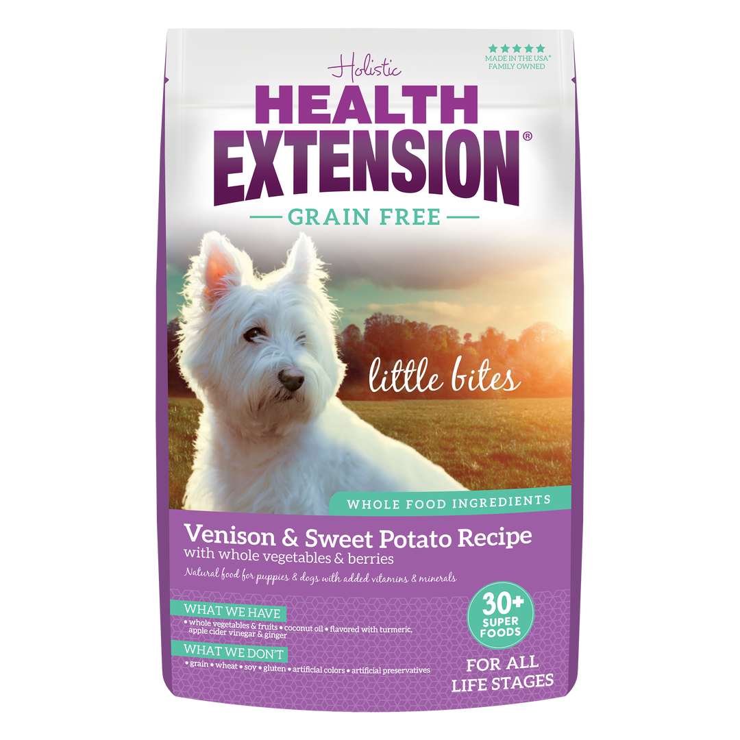 Health Extension Pet Care - Grain Free Venison & Sweet Potato Little Bites Recipe: 3.5lb