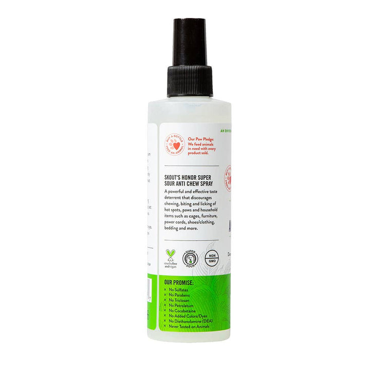 Pet Palette Distribution - Skout's Honor Super Sour! Anti Chew Spray 8 oz