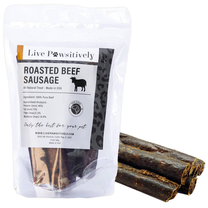Live Pawsitive - Roasted Beef Sausage