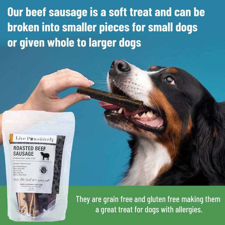 Live Pawsitive - Roasted Beef Sausage
