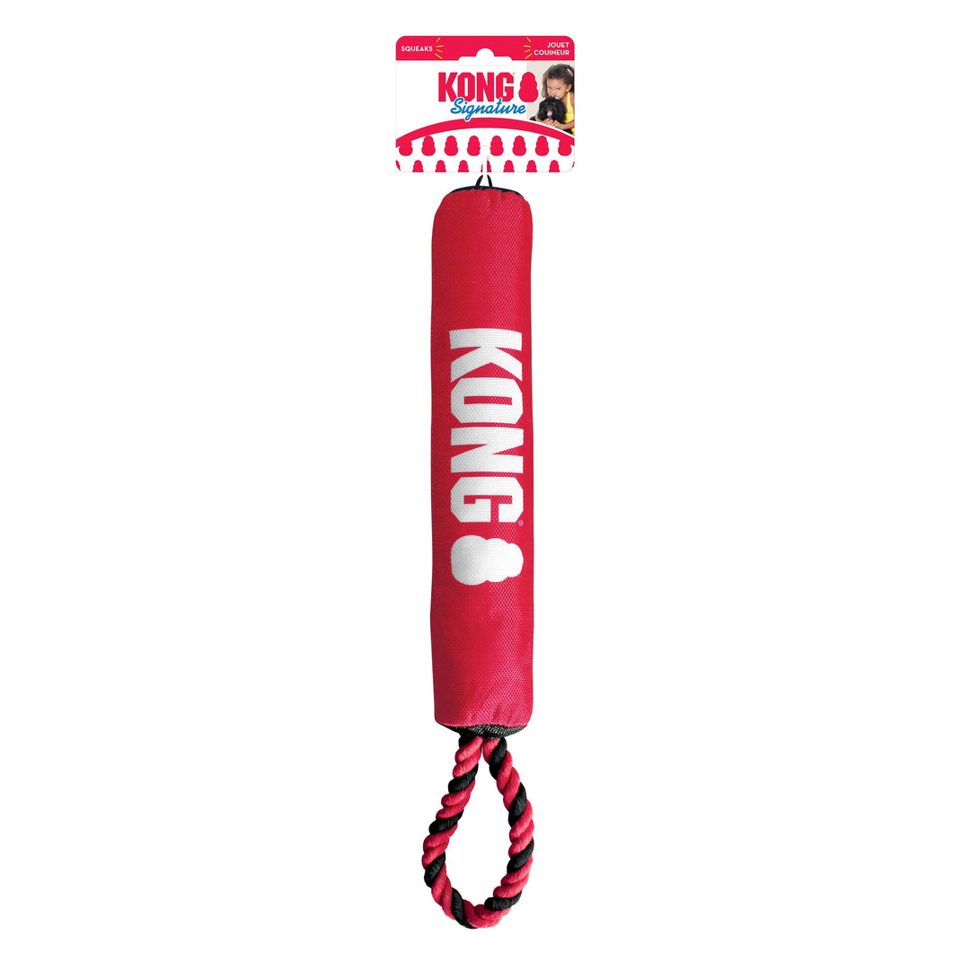 Pet Palette Distribution - KONG® Signature Stick w/Rope Dog Fetch Toy Medium