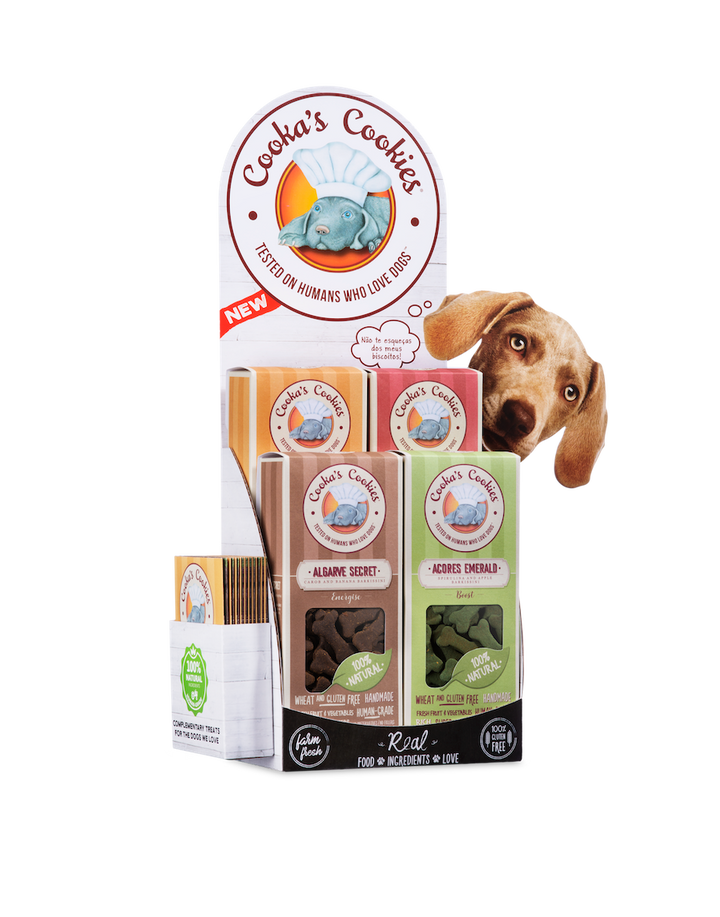 Cooka's Cookies - Acores Emerald - Natural Dog Treats with Superfoods