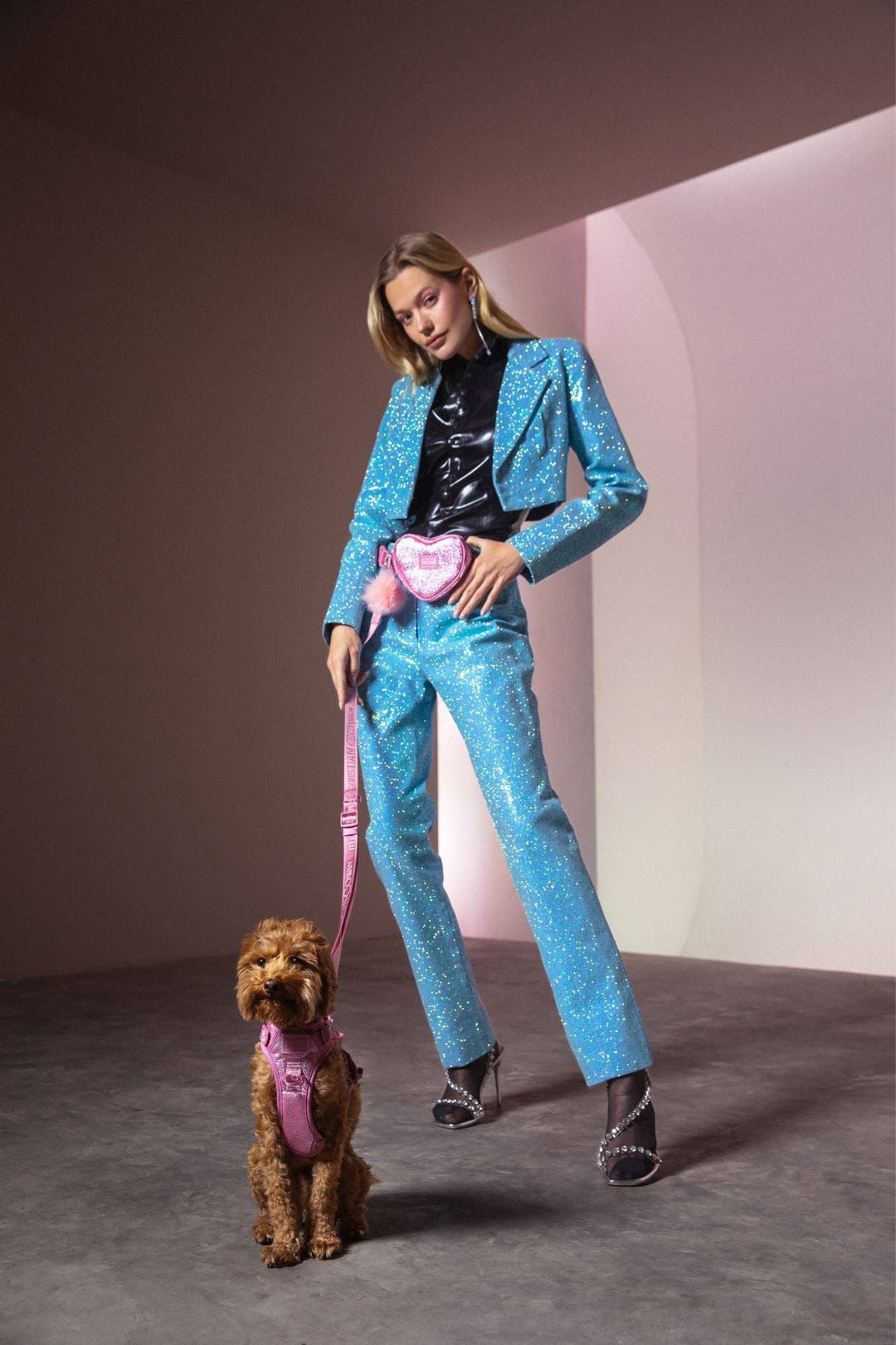 maxbone - Christian Cowan x maxbone Glitz Walk Set for Dogs: Medium