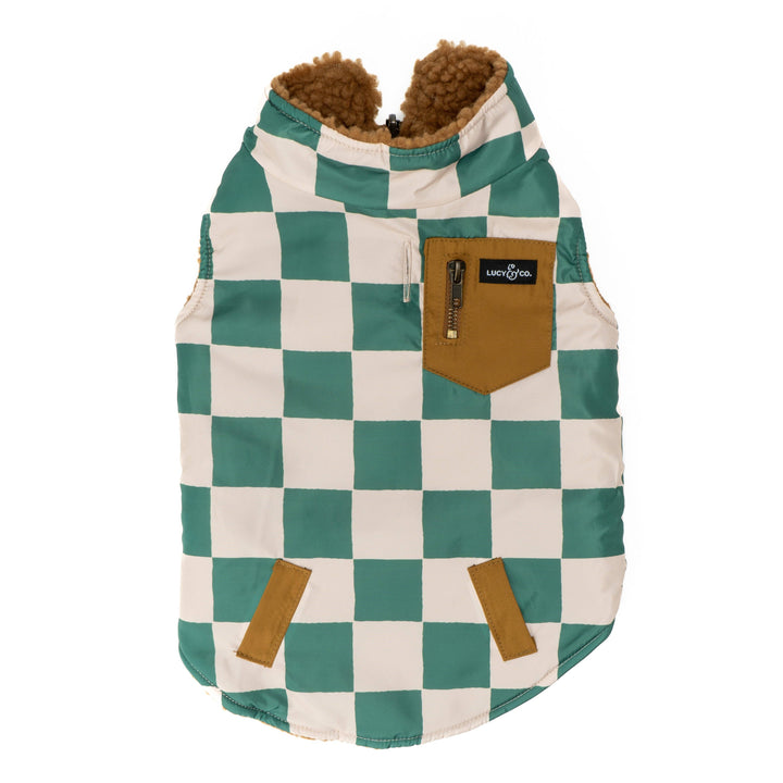 The You're a Square Reversible Teddy Vest: Small