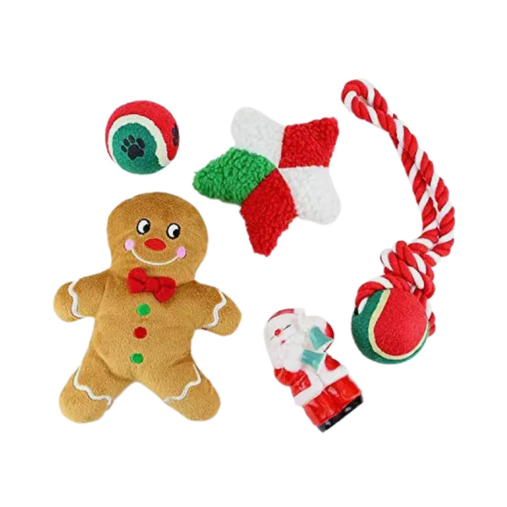Midlee Designs - Midlee Toy Filled Christmas Dog Stocking Gift Set
