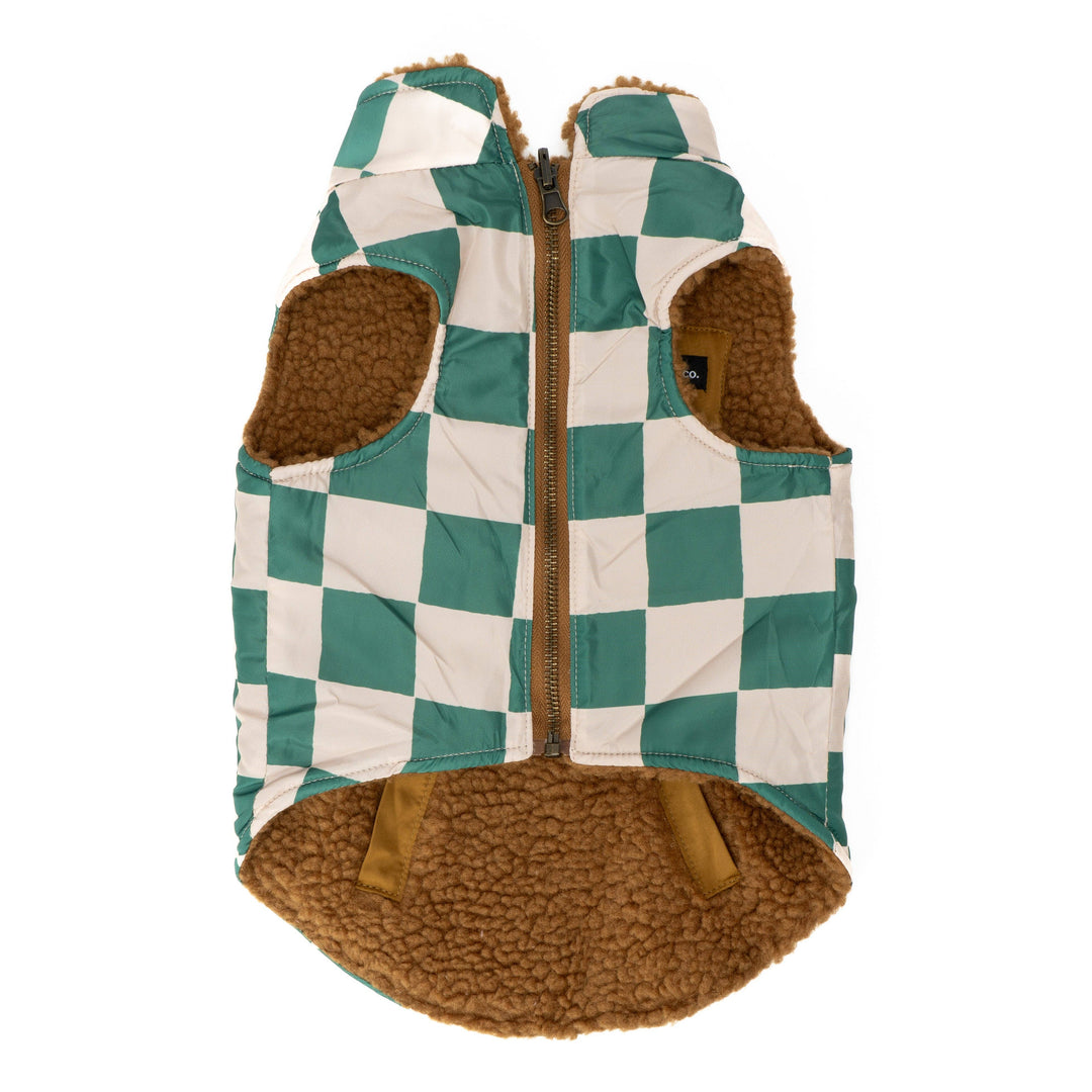 The You're a Square Reversible Teddy Vest: Small