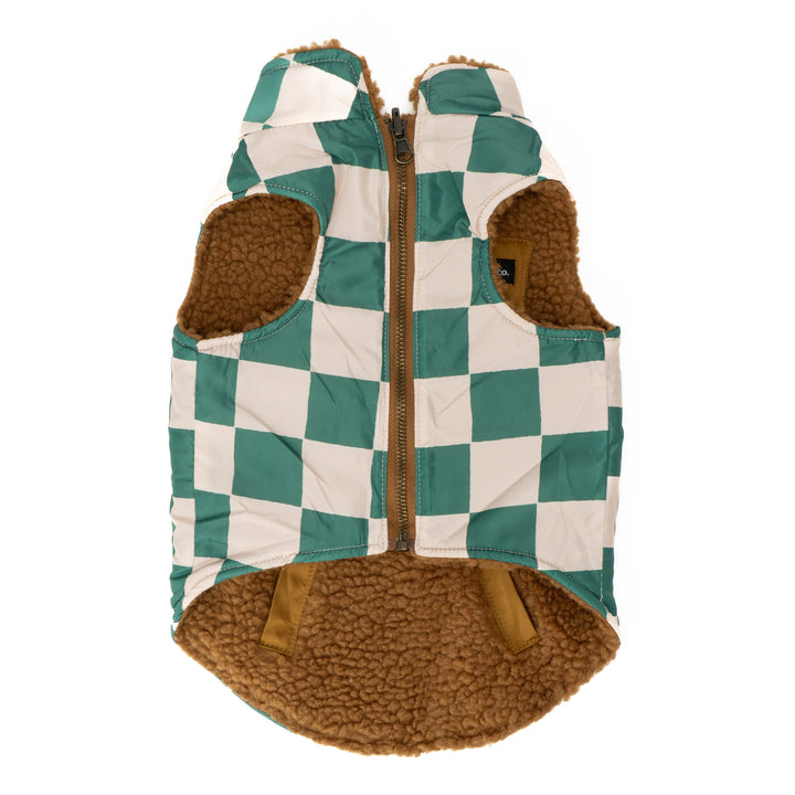 The You're a Square Reversible Teddy Vest: Small