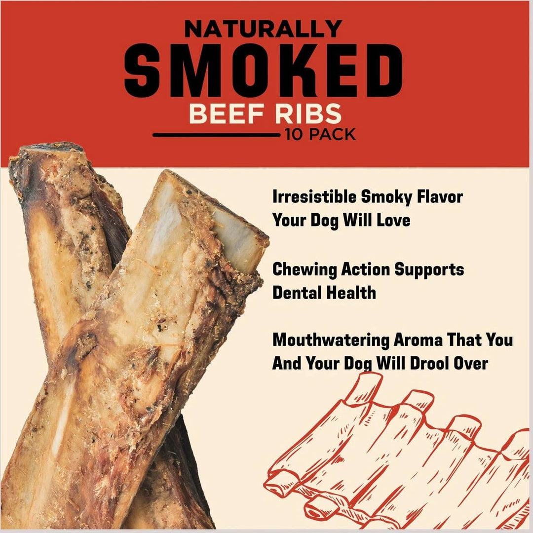 Pet Palette Distribution - Barkworthies Smoked Rib 10pk