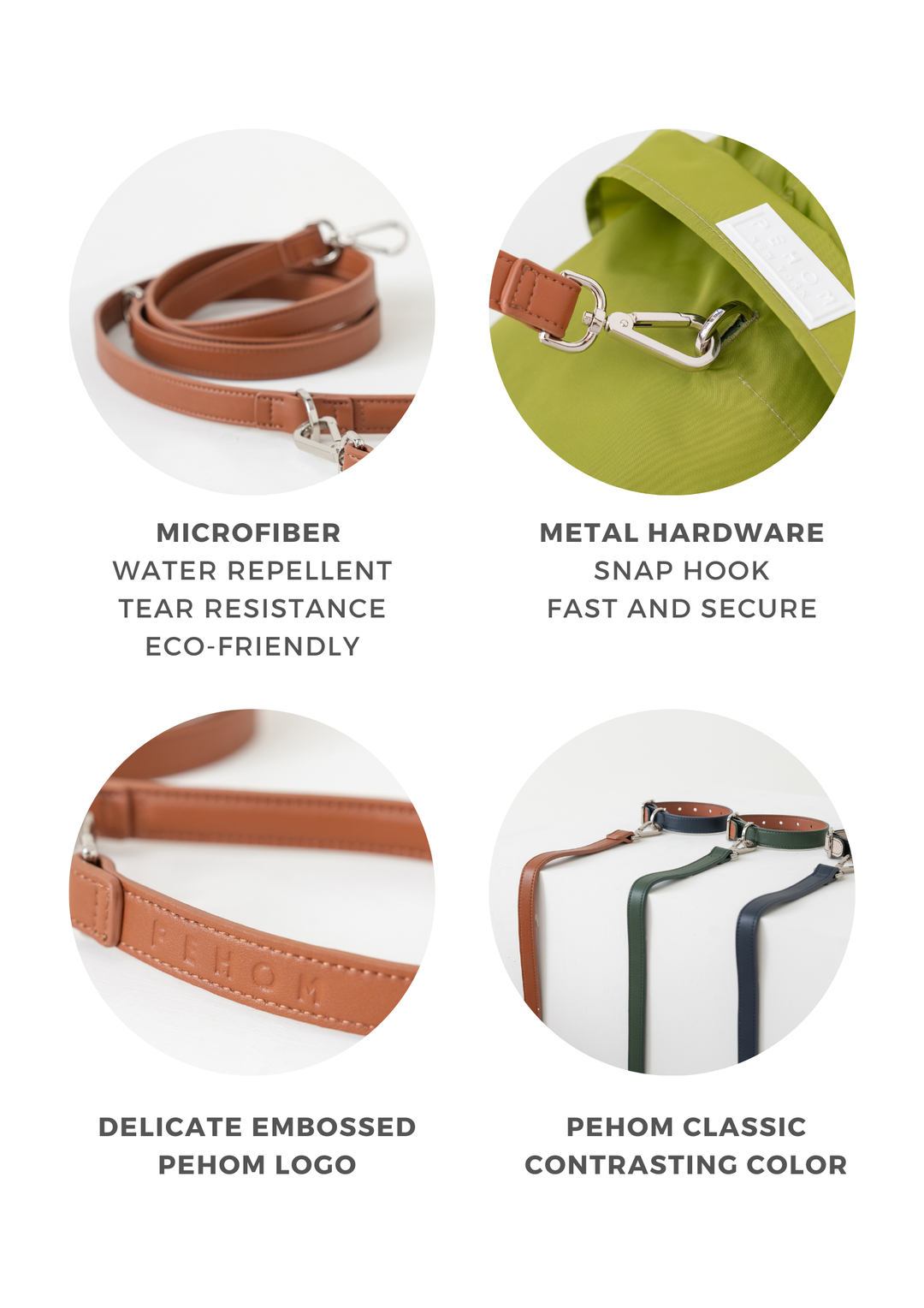 PEHOM - HART MULTI-FUNCTION LEASH: NAVY BLUE