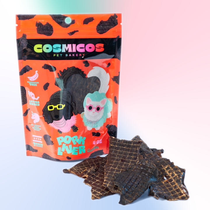 Cosmicos Pet Bakery - Pork Liver Snackies | Treats for Cats and Dogs