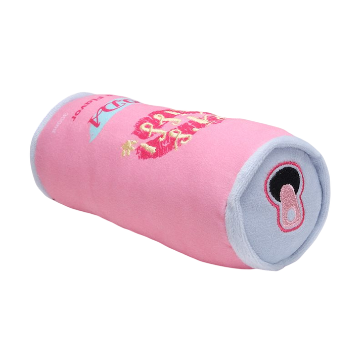 Cheerhunting - Petkin - Soda Dog Squeaky Toy: Pink