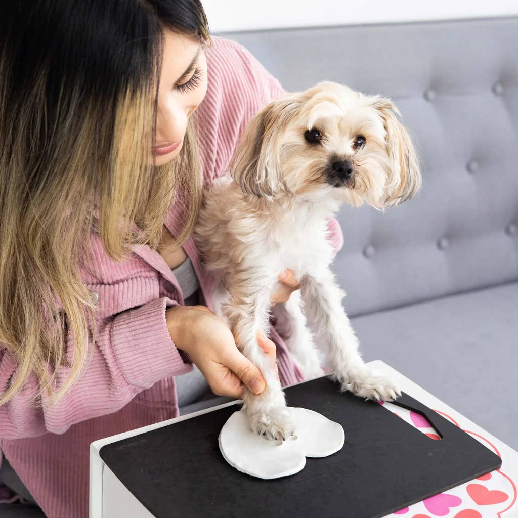 Pet Palette Distribution - Pearhead Pawprints Keepsake, Heart White