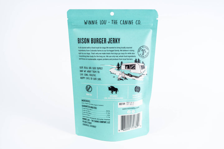 Winnie Lou - The Canine Co. - Bison Burger Jerky