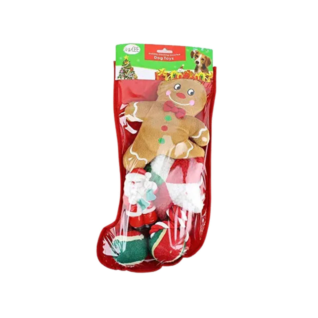 Midlee Designs - Midlee Toy Filled Christmas Dog Stocking Gift Set