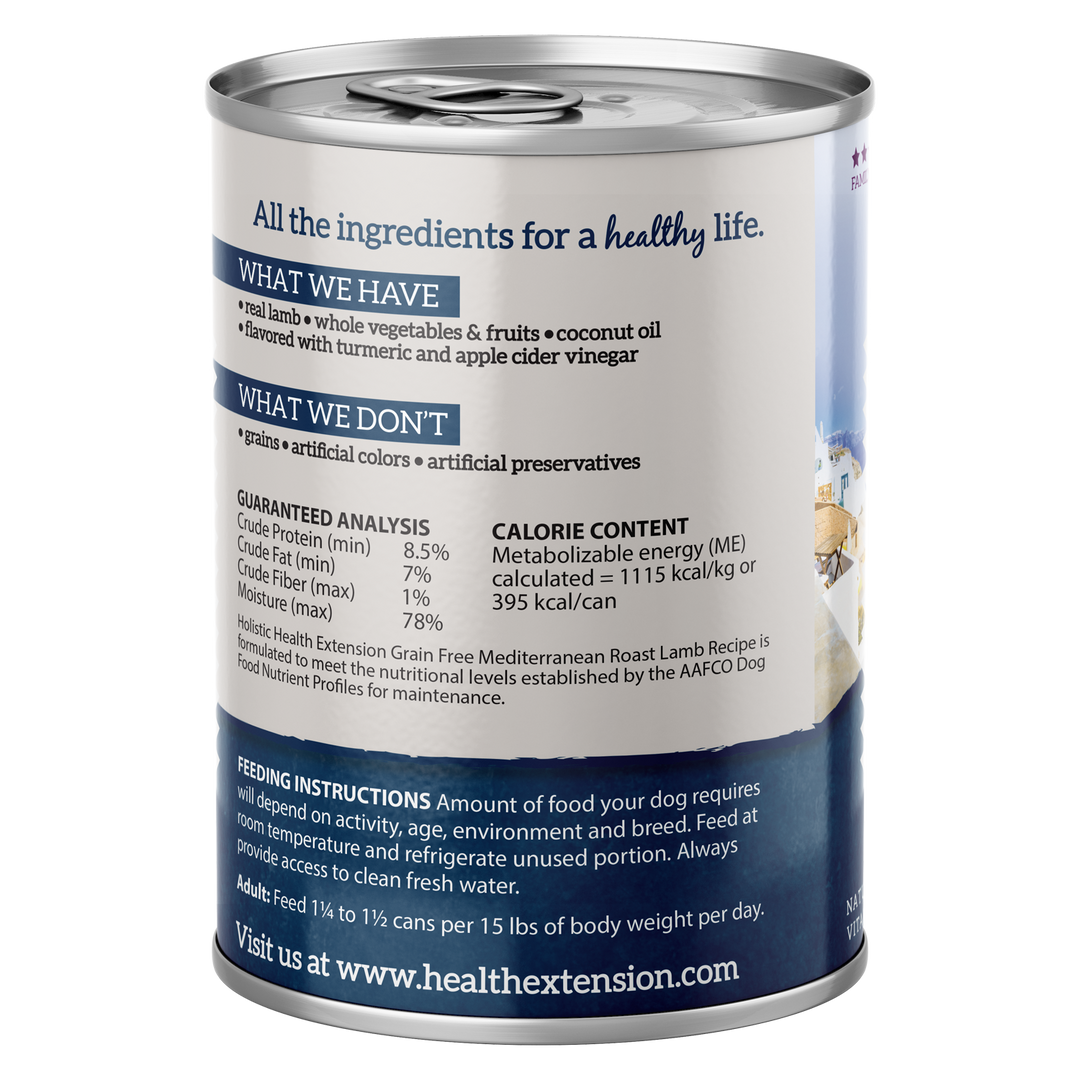 Health Extension Pet Care - Mediterranean Roast Lamb Recipe Case