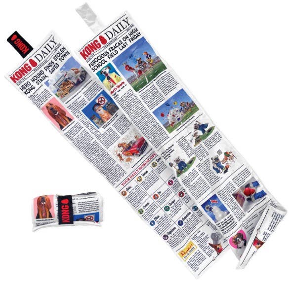 KONG® Daily Newspaper Dog Tug Toy XL
