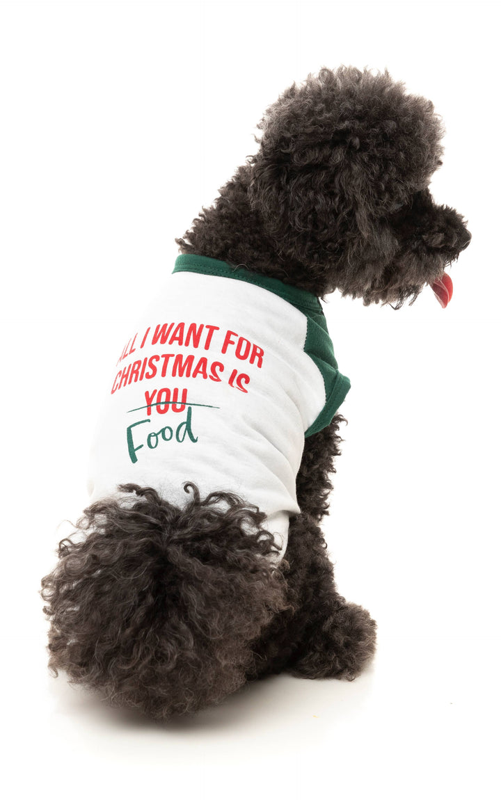 Pet Palette Distribution - Fuzzyard T-Shirt All I Want For Christmas Is Food: 1