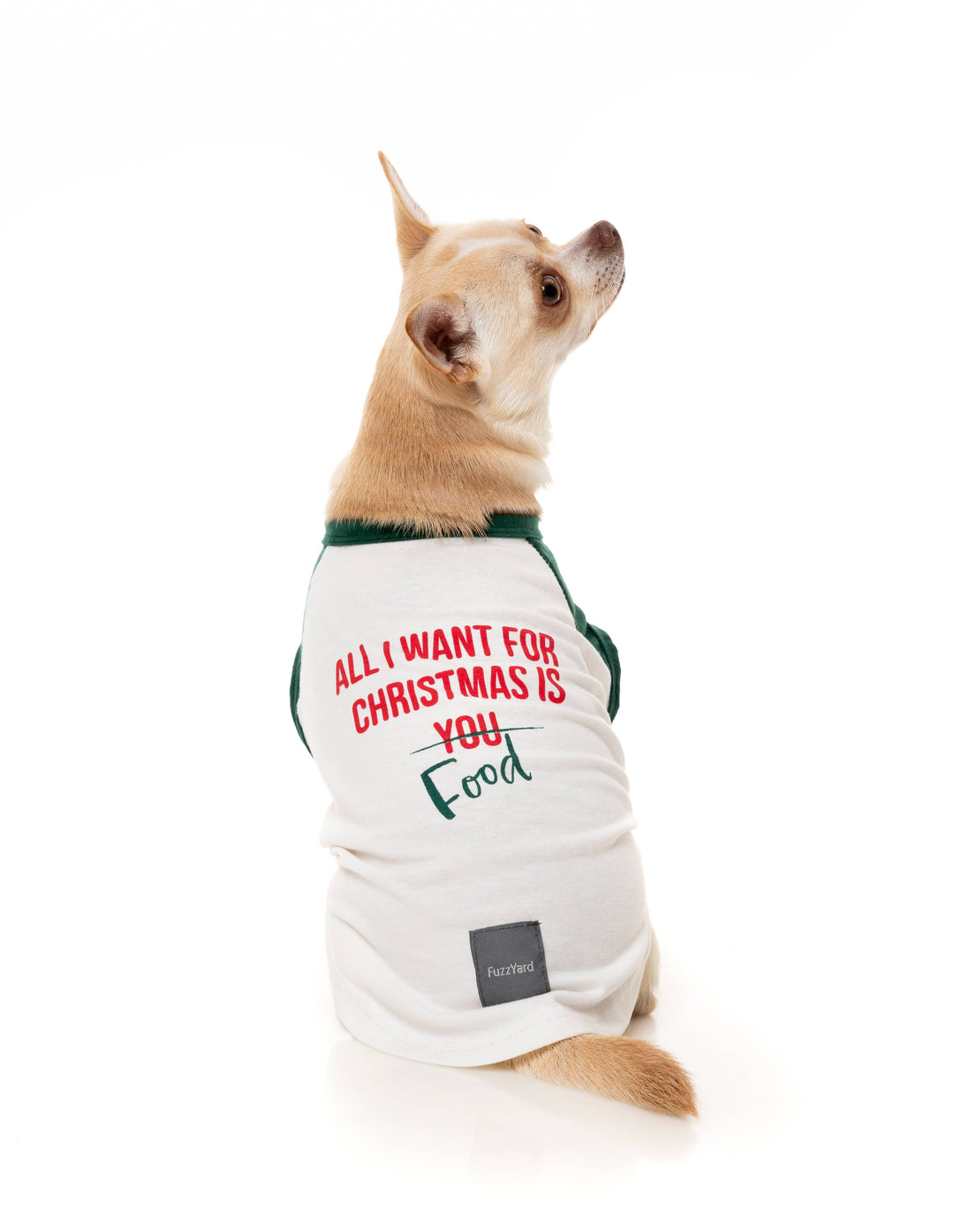 Pet Palette Distribution - Fuzzyard T-Shirt All I Want For Christmas Is Food: 1