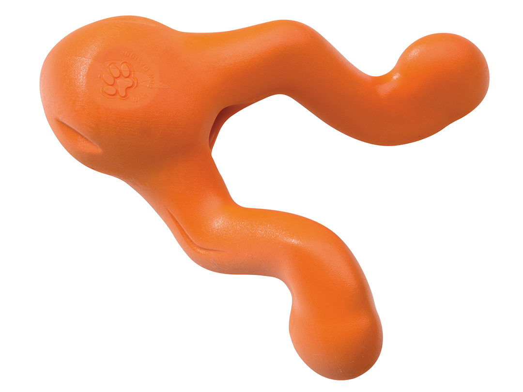 West Paw - Tizzi® Puzzle Treat-Dispensing Dog Enrichment Toy: S / Aqua Blue