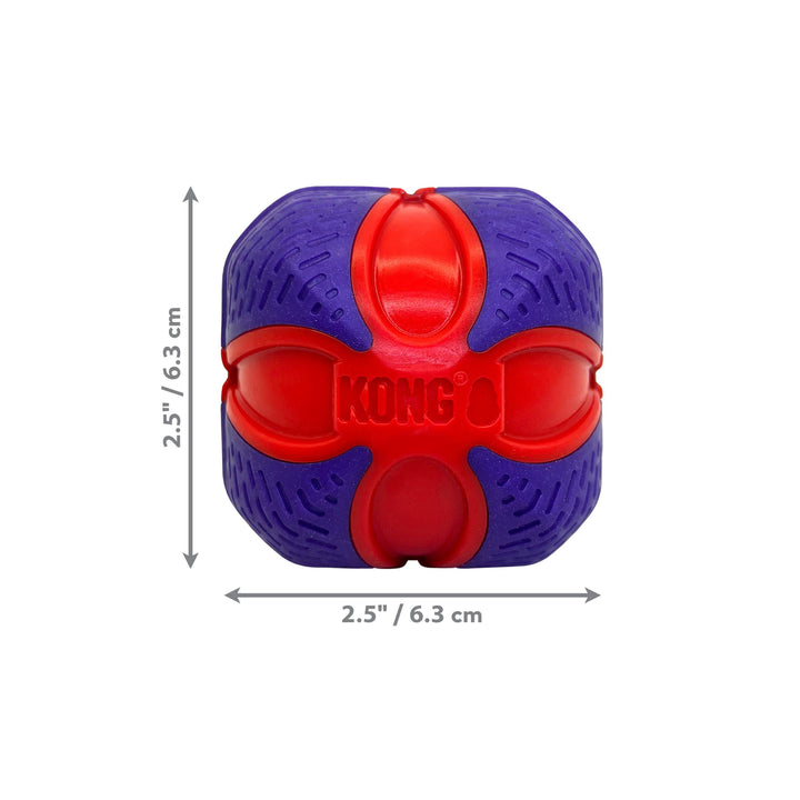 Pet Palette Distribution - KONG® Duets Duos Ball Dog Fetch Toy Medium