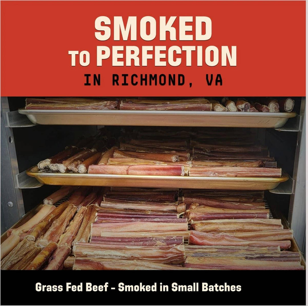 Pet Palette Distribution - Barkworthies 6" Smoked Bully Standard 3pk