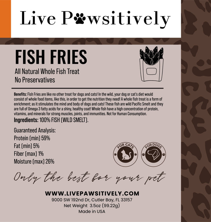 Live Pawsitive - Fish Fries