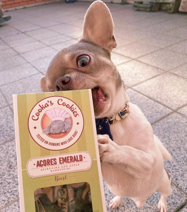 Cooka's Cookies - Acores Emerald - Natural Dog Treats with Superfoods
