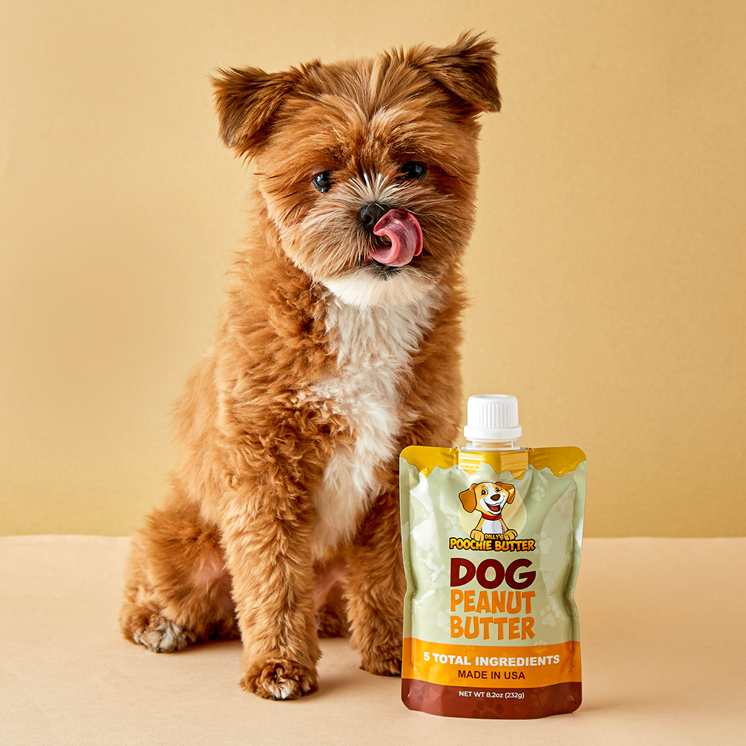 Poochie Butter - 8.2oz Dog Peanut Butter Squeeze Packs