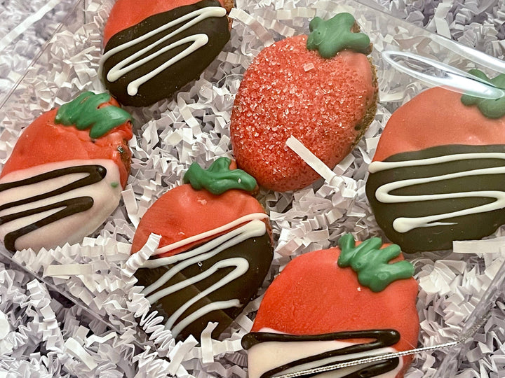 YumYum4DOGS - Decadent Strawberries dog treats: Large