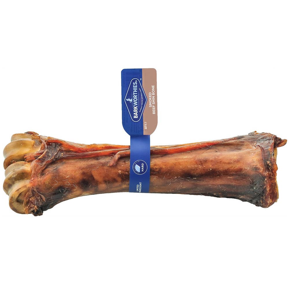 Pet Palette Distribution Barkworthies Smoky Shin Bone Individual