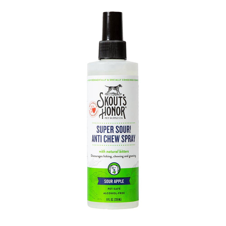 Pet Palette Distribution - Skout's Honor Super Sour! Anti Chew Spray 8 oz
