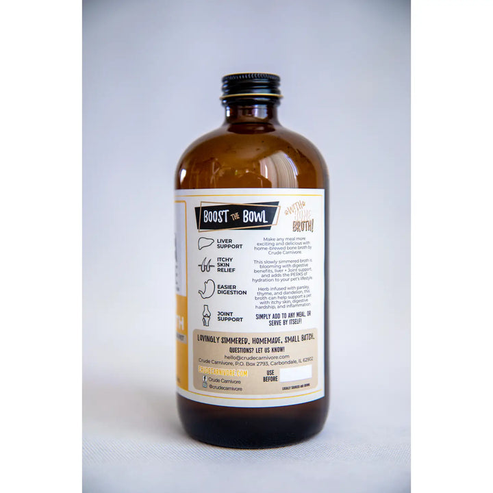 Crude Carnivore - Chicken Bone Broth 16 OZ