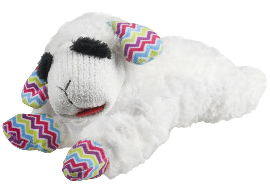 Pet Palette Distribution - Multipet Spring Lamb Chop Plush Dog Toy 10.5”