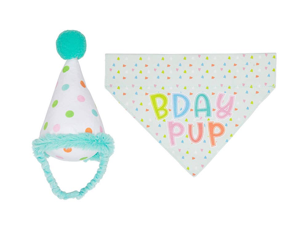 Pet Palette Distribution - Pearhead Birthday Pup Pet S/M Bandana Hat Set