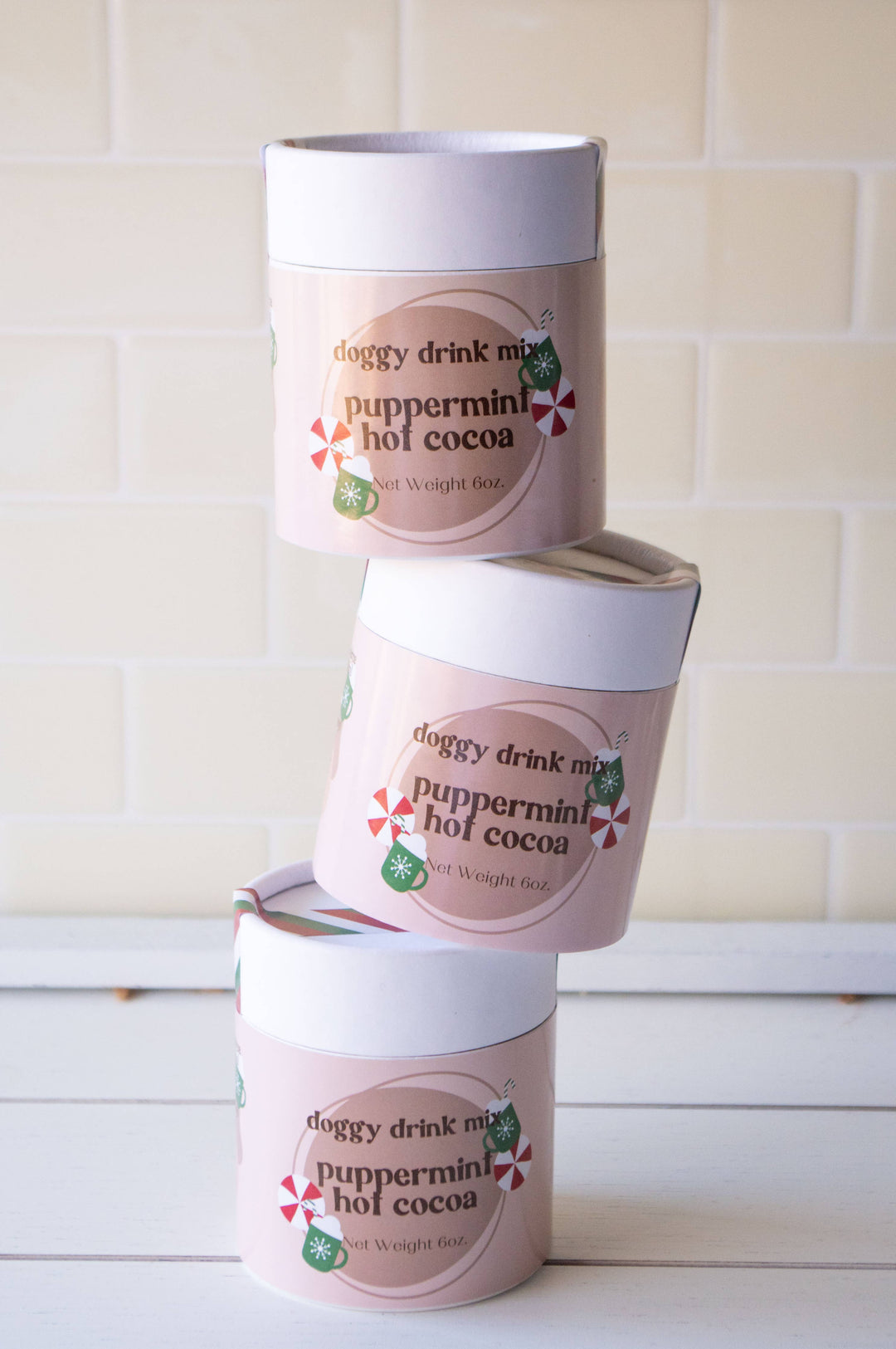 Barkley & Blue - Puppermint Cocoa - Drink Mix for Dogs - Carob Goat Milk Mix: 2oz bag