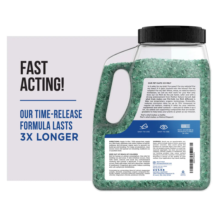 Natural Rapport - The Only Pet-Safe Ice Melt You Need