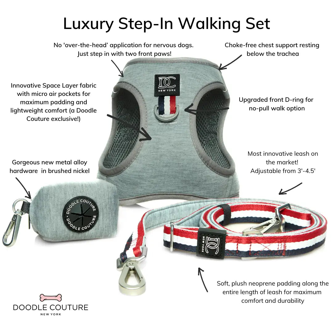 Doodle Couture, New York - Champion Gray Luxury Walking Set