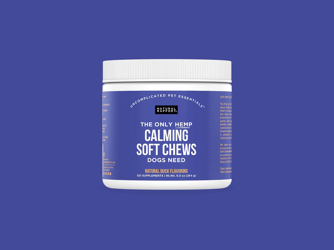 Natural Rapport - The Only Calming Soft Chews Dogs Need