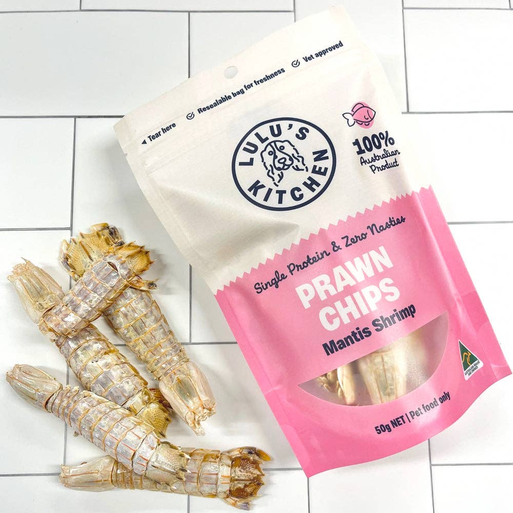 Rover Pet Products - Prawn Chips - Aussie Shrimp (Mantis)