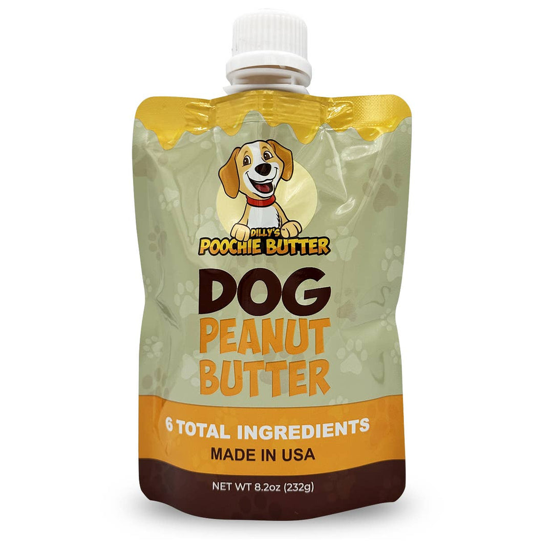 Poochie Butter - 8.2oz Dog Peanut Butter Squeeze Packs