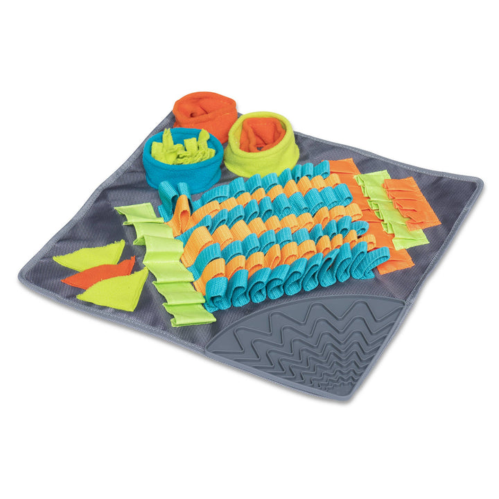 Pet Palette Distribution - Messy Mutts Square Forage/Snuffle Mat 16" with Suction