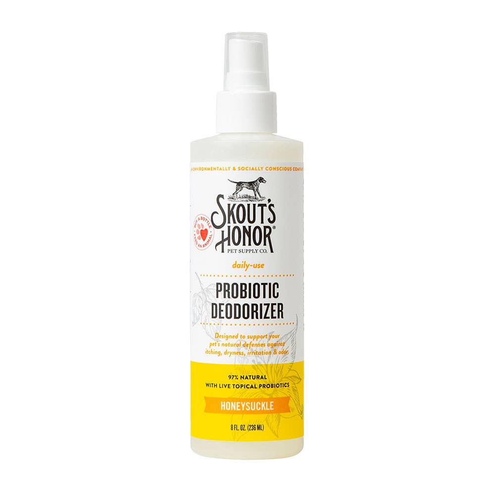 Pet Palette Distribution - Skout's Honor Probiotic Daily Use Deodorizer Honeysuckle 8oz