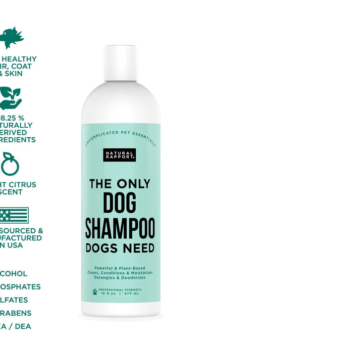 Natural Rapport - The Only Dog Shampoo Dogs Need