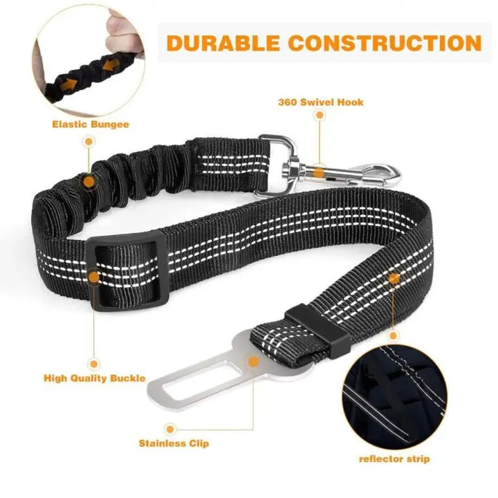 CarLeash - Car Dog Leash (Seat Belt and Child Lock Restraint Versions)