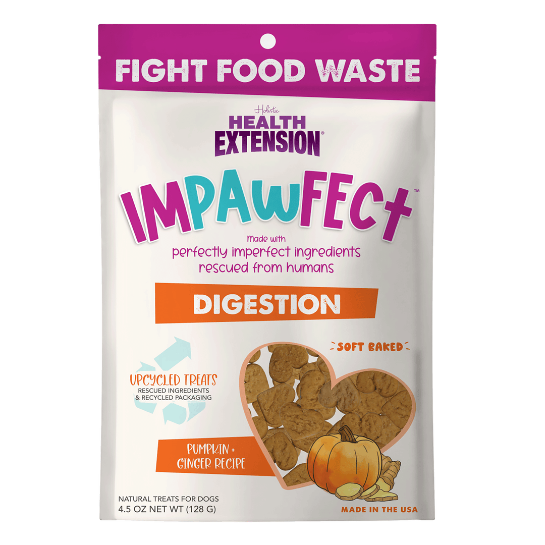 Health Extension Pet Care - Impawfect Pumpkin & Ginger Treats for Digestive Support