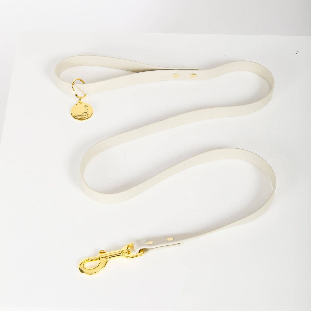 Cavology - LEASH LUXE - CREAM AND GOLD